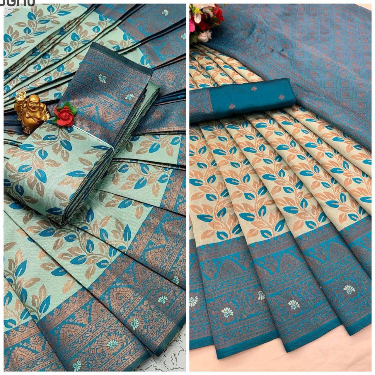 SF 667 By Shubh Copper Zari Tissue Kanchi Designer Saree Wholesale Market In Surat
